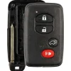 Toyota 4 Button Smart Key Replacement Case HYQ14AAB HYQ14ACX HYQ14AEM