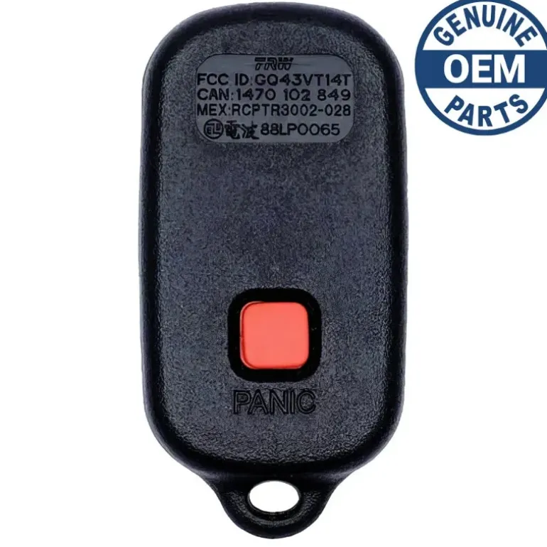 2001 Toyota Camry Remote PN: 89742-06010