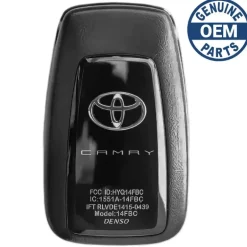 2019 Toyota Camry Smart Key Fob PN: 89904-06220, 89904-06240