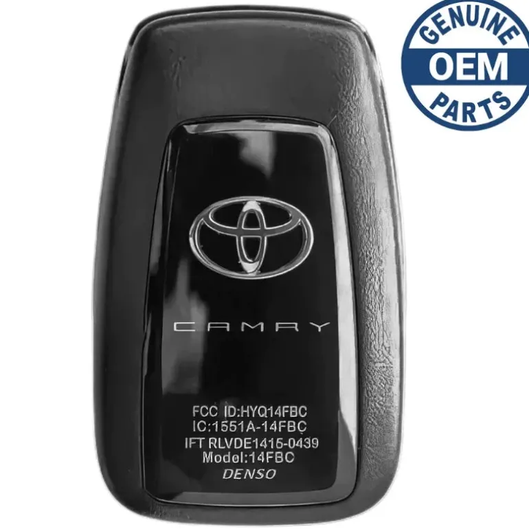2019 Toyota Camry Smart Key Fob PN: 89904-06220, 89904-06240