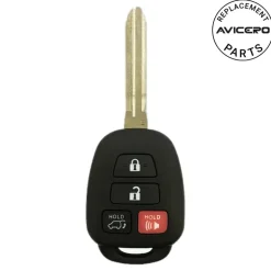 2019 Toyota Highlander Remote Head Key PN: 89070-0R100, 89070-0R101, 89070-0C060