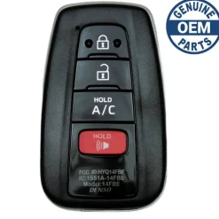 2020 Toyota Prius Prime Smart Key Fob PN: 89904-47460