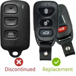 2004 Toyota Sequoia Port-Installed Keyless Entry Remote ELVATDD ELVAT1B