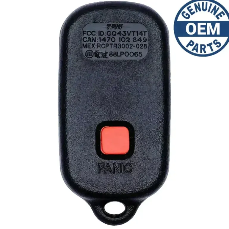2000 Toyota Sienna Remote PN: 89742-06010