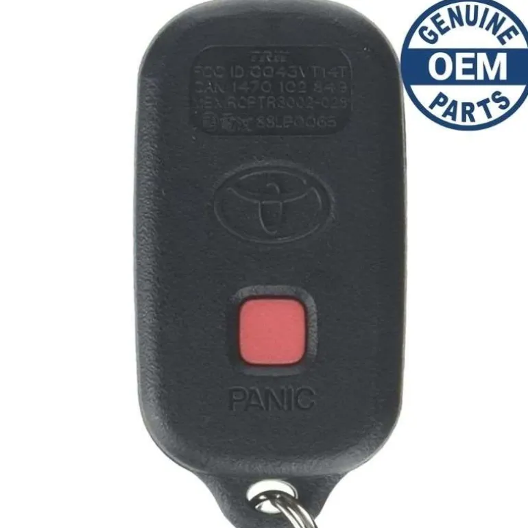 2003 Toyota Solara Remote FCC: GQ43VT14T PN: 89742-AA030