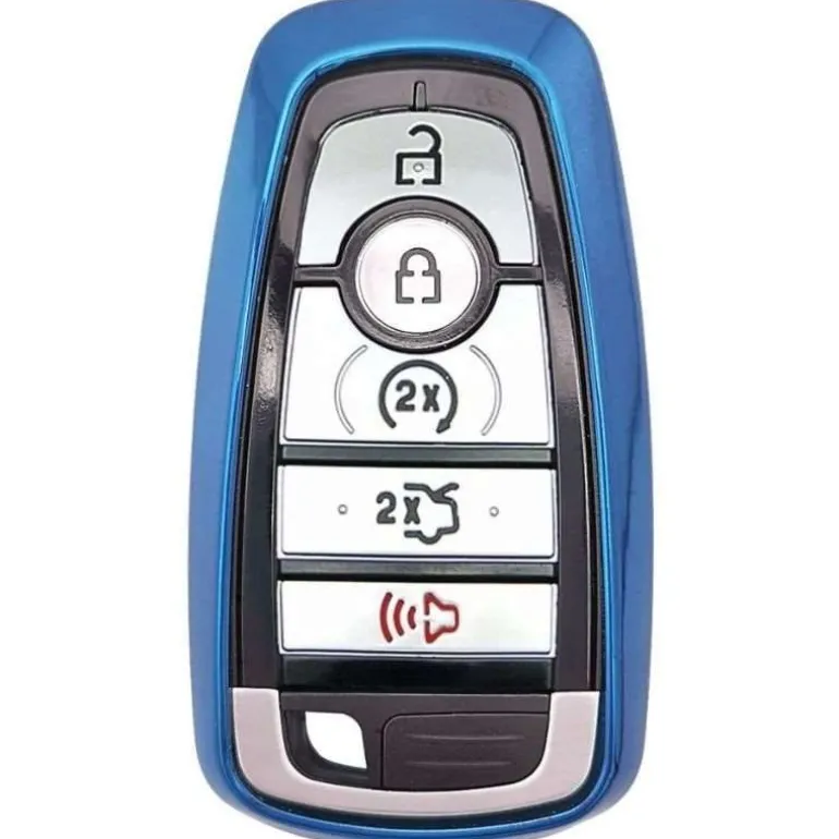 TPU Key Fob Cover For Ford 5 Buttons Smart Key Remote