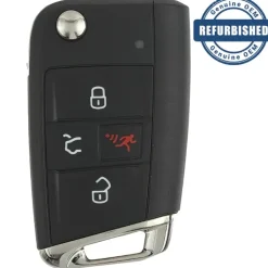 2018 Volkswagen Atlas Flipkey Remote PN: 5G6 959 752 BM