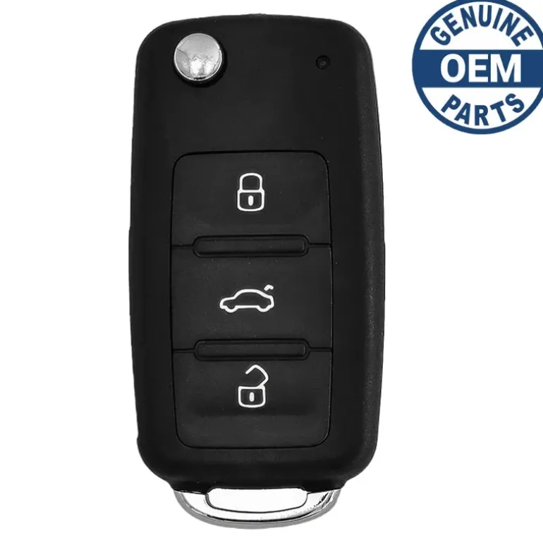 2013 Volkswagen Beetle Smart FlipKey Remote FCC ID: NBG010206T PN: 5K0837202