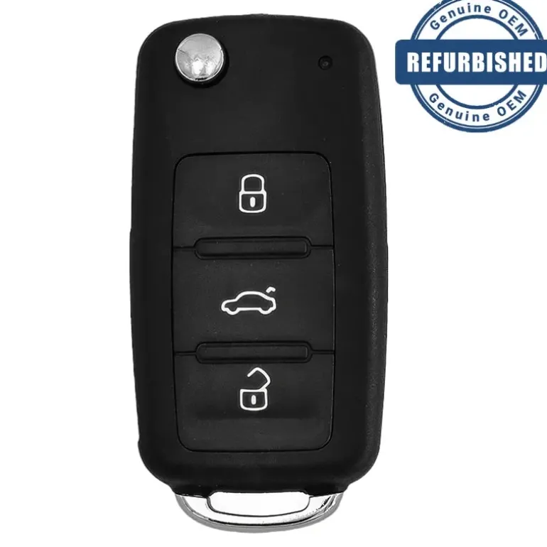 2013 Volkswagen Beetle Smart FlipKey Remote FCC ID: NBG010206T PN: 5K0837202